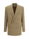 Saint Laurent Wool Blazer Jacket Button Detailing