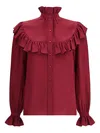 Saint Laurent Blouse In Red