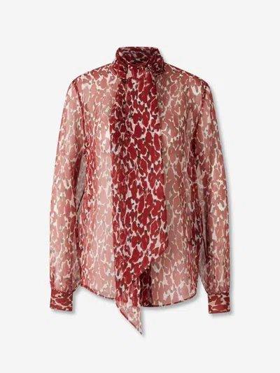 Saint Laurent Blouse In Red
