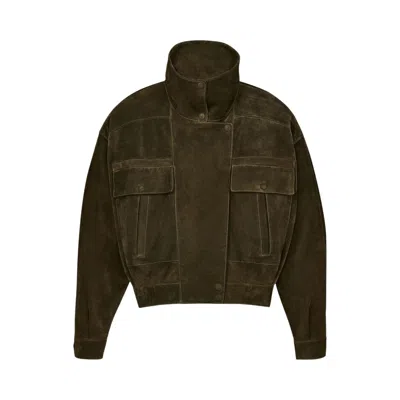 Pre-owned Saint Laurent Blouson Boxy 'militaire' | Green | Women's Size 36
