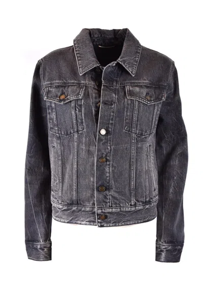 Saint Laurent Blouson In Denim