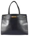 Saint Laurent Blue Calfskin Medium Manhattan Shopper Tote (authentic Pre-  Loved)