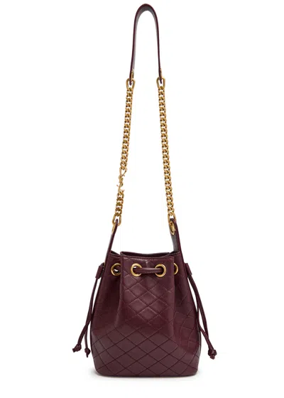 SAINT LAURENT SAINT LAURENT BO CHAIN QUILTED LEATHER BUCKET BAG