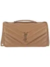 Saint Laurent Loulou Medium Bag In Brown