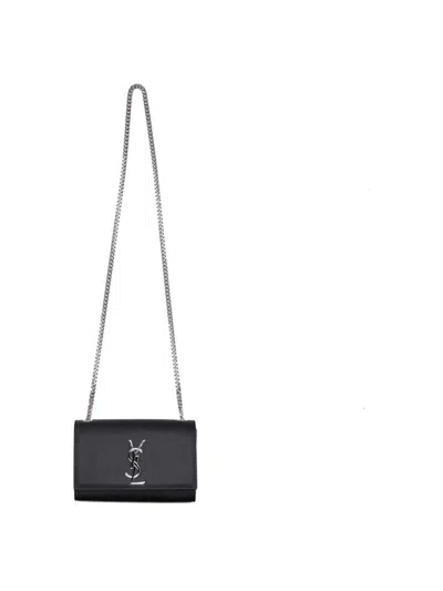 Saint Laurent Bo Mng S Kate Grain De Pou In Black