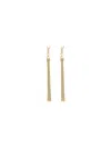 Saint Laurent Metal Earrings With Cassandre Tassel