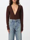 Saint Laurent Body  Woman Color Brown