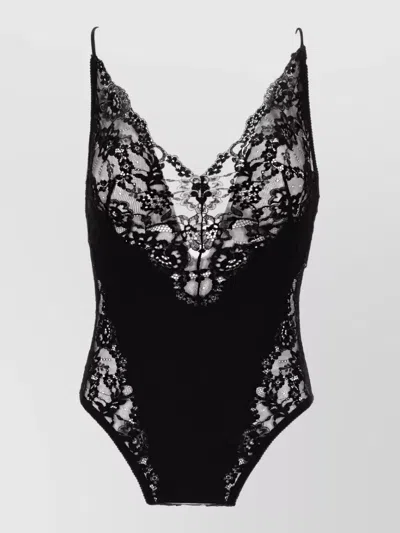 Saint Laurent Bodysuit In Black