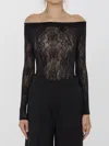 Saint Laurent Bodysuit In Tricot-knit Fabric