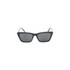 Saint Laurent Cat Eye-frame Sunglasses In Black