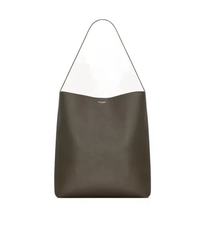 SAINT LAURENT BOLD HOBO BAG IN LEATHER