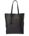 Saint Laurent Bold Leather Shopper Tote