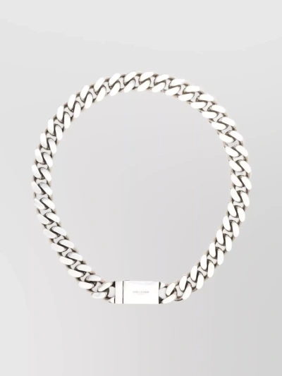 Saint Laurent Bold Link Chain Necklace In Metallic ModeSens