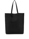 Saint Laurent Bold Rectangular Tote Bag With Dual Handles In Black