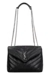 Saint Laurent Bolso Loulou S Negro Acolchado