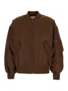 Saint Laurent Bomber Ample Tech Bril In Brown