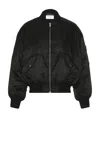 Saint Laurent Bomber Boule Oversiz In Black