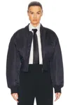Saint Laurent Padded Bomber Jacket
