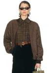 Saint Laurent Bomber Jacket In Brown