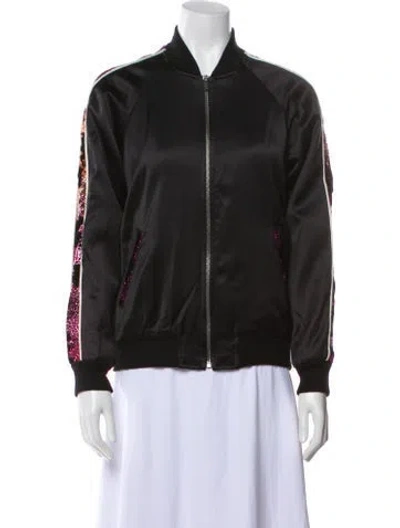Pre-owned Saint Laurent Bomber Jacket In Black
