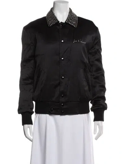 Pre-owned Saint Laurent Bomber Jacket In Black