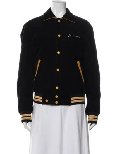 Pre-owned Saint Laurent Bomber Jacket In Black