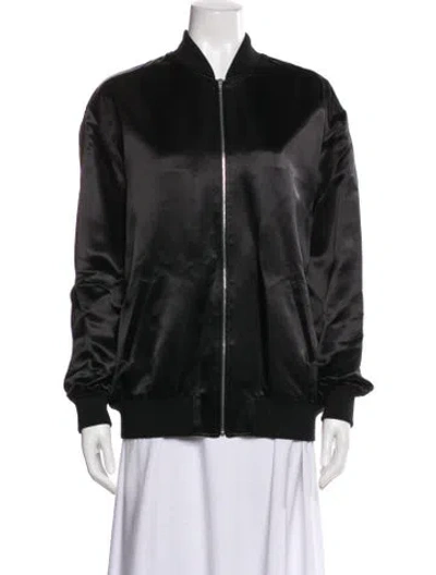 Pre-owned Saint Laurent Bomber Jacket In Green