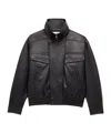 Saint Laurent Bomber Jacket In Plunged Lambskin