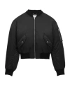 Saint Laurent Bomber Jacket In Water-repellent Nylon Serge In Black