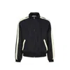 Saint Laurent Lightweight Zip-up Jacket In Black
