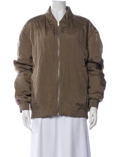 Pre-owned Saint Laurent Bomber Jacket In Neutral