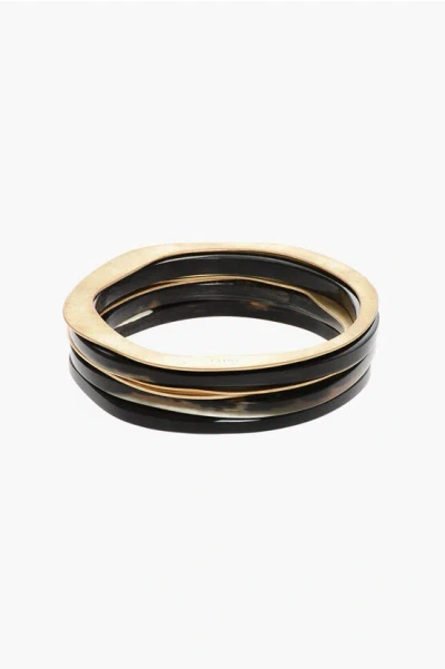 Saint Laurent Bone Bracelet Set