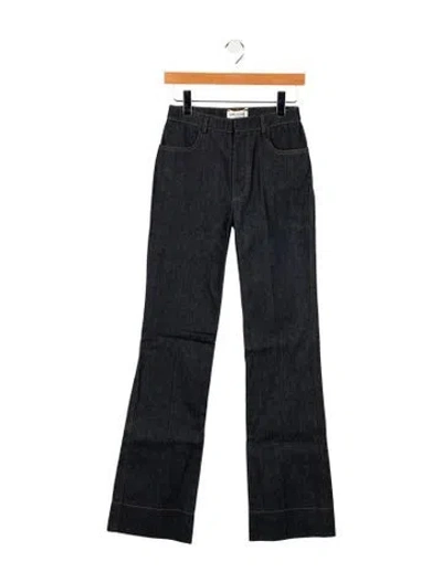 Pre-owned Saint Laurent Bootcut Jeans W/ Tags In Blue