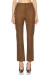 Saint Laurent Bootcut Pant In Ecorce
