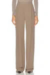 Saint Laurent Bootcut Trouser In Taupe