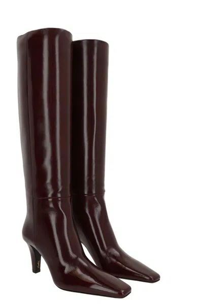 Saint Laurent Boots In Red