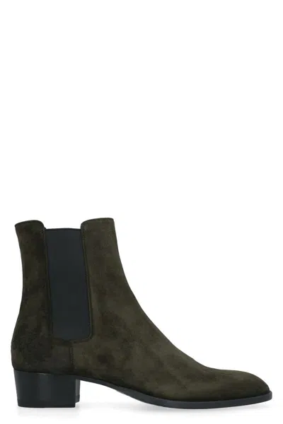 Saint Laurent Boots In Brown