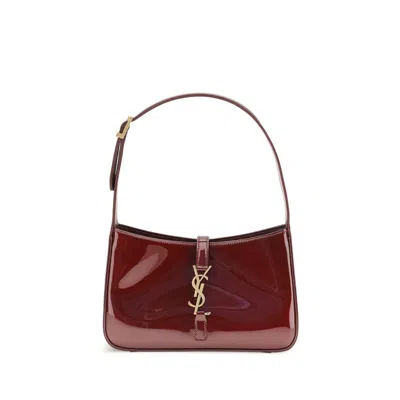 Saint Laurent Bordeaux Calf Leather Bos Taurus Shoulder Bag