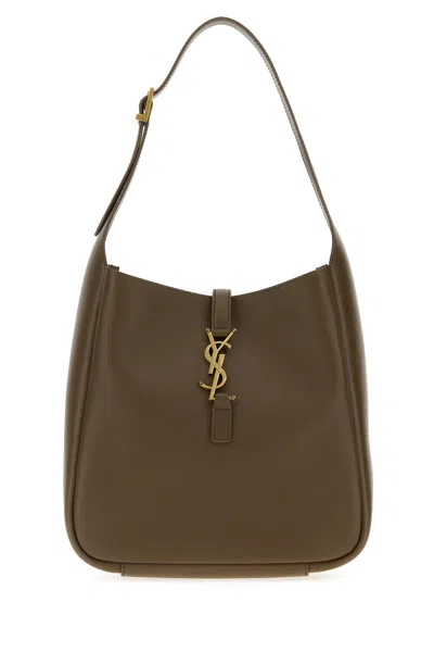 Saint Laurent Borsa A Spalla Le 5 À 7 Soft Piccola In Pelle Fango Donna