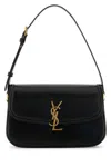 Saint Laurent Borsa A Spalla Solferino In Pelle Nera Donna
