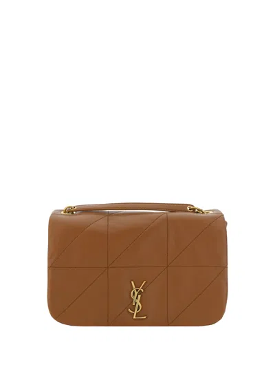 Saint Laurent Borsa A Tracolla In Brown
