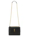 Saint Laurent Borsa A Tracolla "sunset" Medium In Black