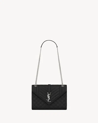 Saint Laurent Borsa Envelope Medium In Pelle