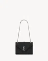 Saint Laurent Medium Envelope Chain Shoulder Bag In Black