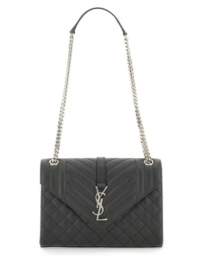 Saint Laurent Borsa "envelope" Medium In Pelle