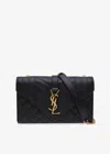 Saint Laurent Borsa Envelope Small In Black