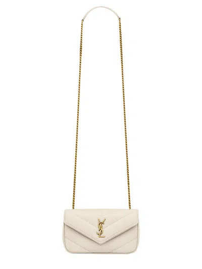 Saint Laurent Borsa "loulou" Mini In Blue