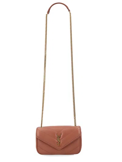 Saint Laurent Borsa "loulou" Mini In Brown