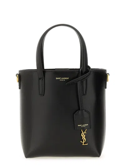 Saint Laurent Borsa "mini Toy Shopping" In Black