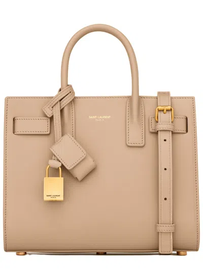 Saint Laurent Borsa "sac De Jour" Nano In Sand
